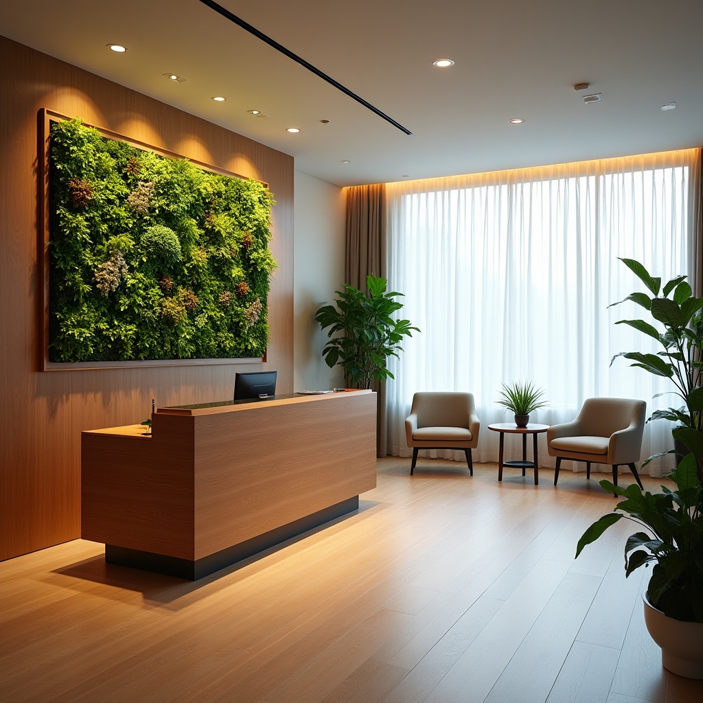 Reception desk area of the Mayiwa Vodehu office in Katowice